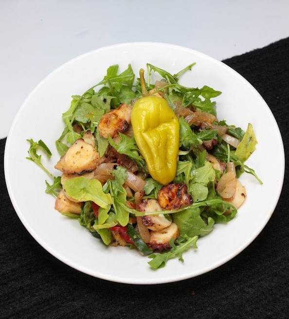 Seafood Restaurants In South Bay: BlueSalt Fish Grill Scallop and Octopus Salad