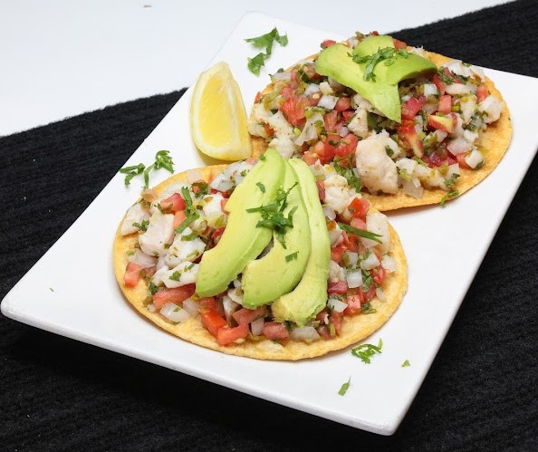 Seafood Restaurants In South Bay: BlueSalt Fish Grill White Fish Ceviche Tostada